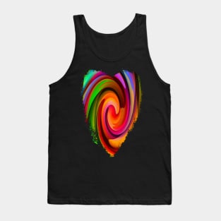 Electric Heart-Available As Art Prints-Mugs,Cases,Duvets,T Shirts,Stickers,etc Tank Top